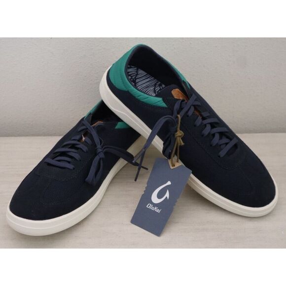 OluKai 10514-548Z Men' s Sz 10.5 Navy Blue/Bamboo Punini Casual Shoes - Picture 1 of 11